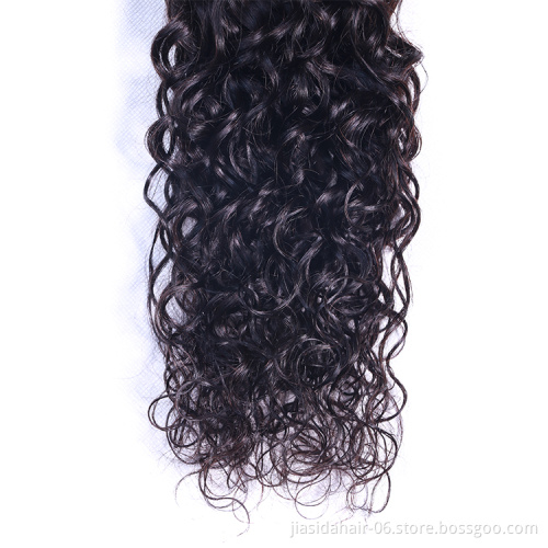Large Stock Hot New Curly Water Wave Weave Raw Mink Brazilian Bundles Cuticle Aligned Virgin Human Hair Extension